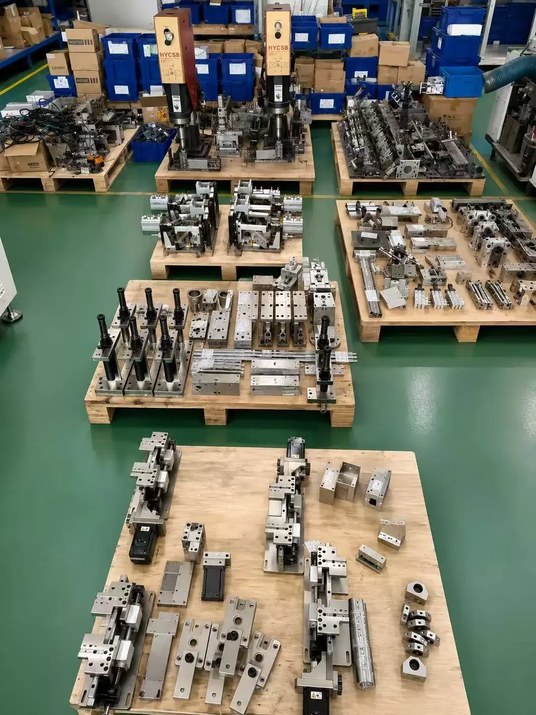 SolarOne factory build progress for PV automation project